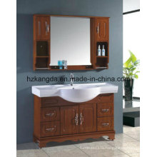 Шкаф для ванной комнаты из массивной древесины / тщета из твёрдой древесины (KD-448)